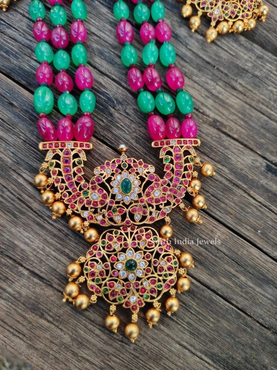 Unique Three Layer Beads Rani Haram