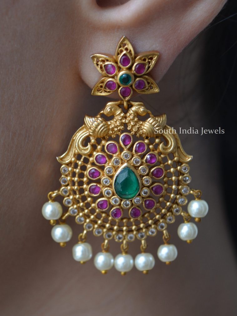 Adorned Stylish Chandbali Earrings-01