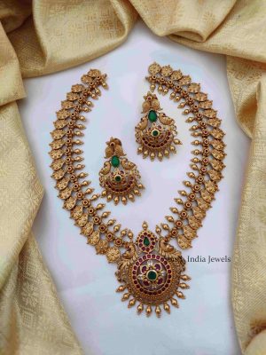 Antique Peacock Design Necklace