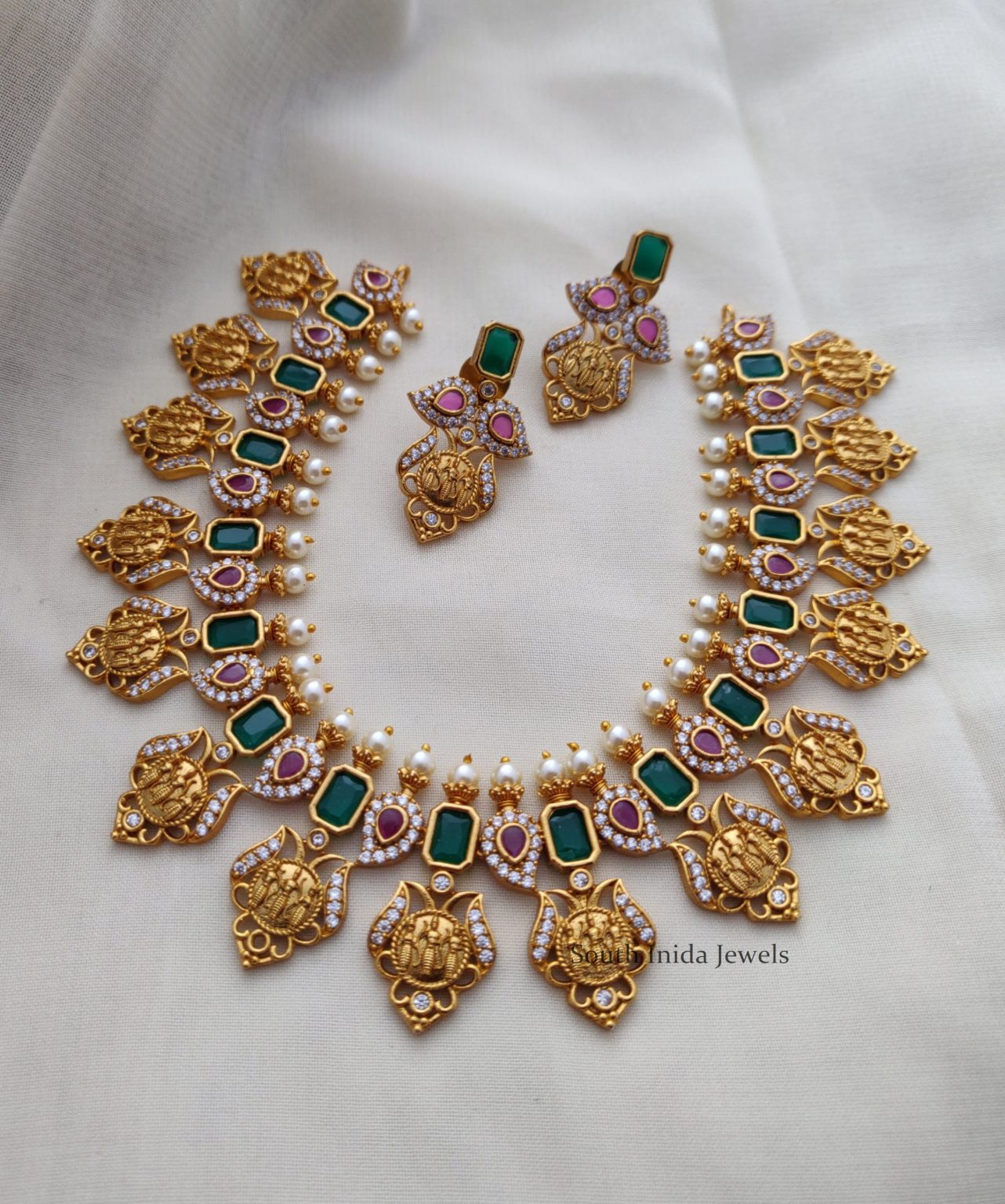 Amazing Ram Parivar Necklace - South India Jewels