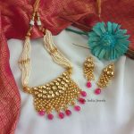 Beautiful Kundan Pendant Pearl Necklace (3)