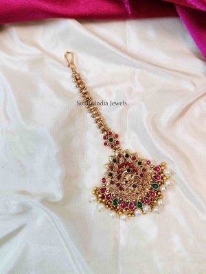 Beautiful Peacock Maang Tikka