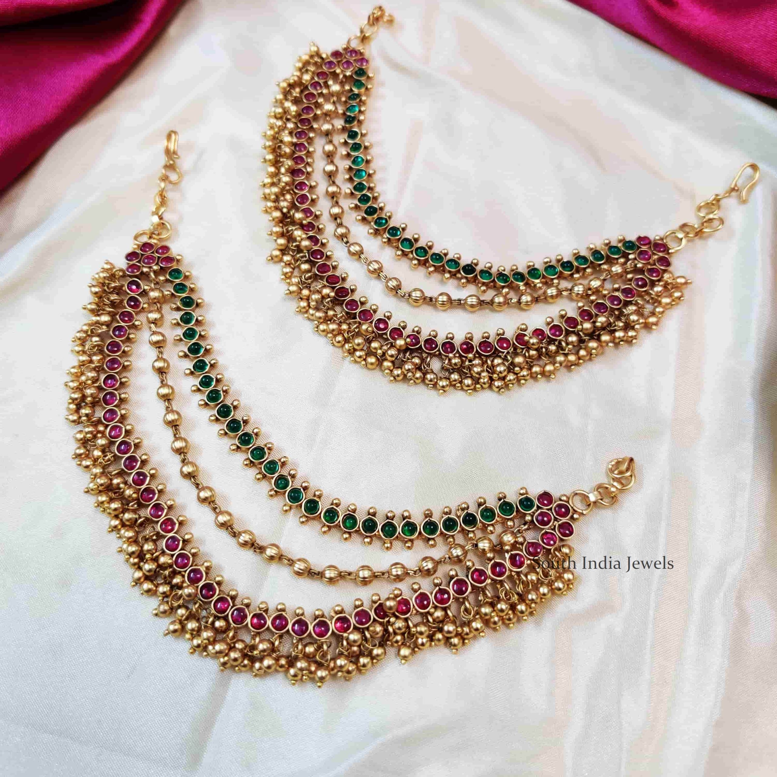 Bridal Kemp Stone Mattal - South India Jewels