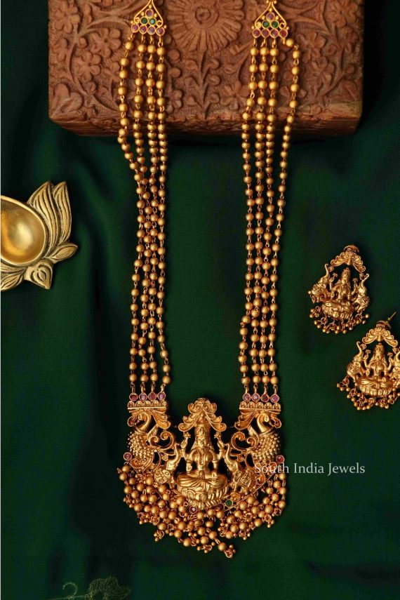 Gorgeous Lakshmi Gold Beads Haram