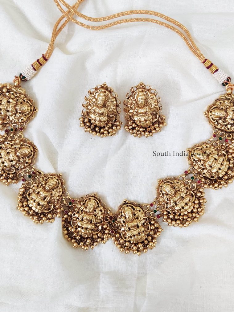 Gorgeous Lakshmi Short Necklace