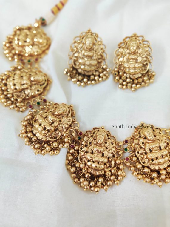 Gorgeous Lakshmi Short Necklace