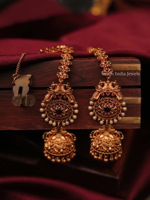 Gorgeous Ruby Mattil Jhumka (2)