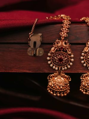 Gorgeous Ruby Mattil Jhumka (3)