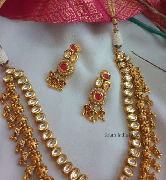 Gorgeous Two Layered Kundan Necklace