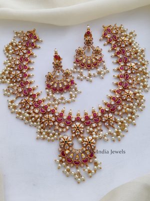 Premium Bridal Guttapusalu AD Necklace-01