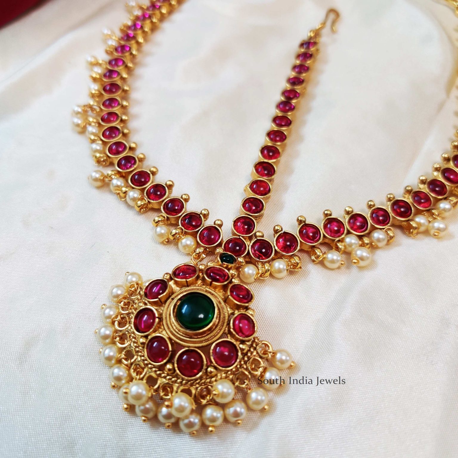 Simple Bridal Kemp Headset - South India Jewels