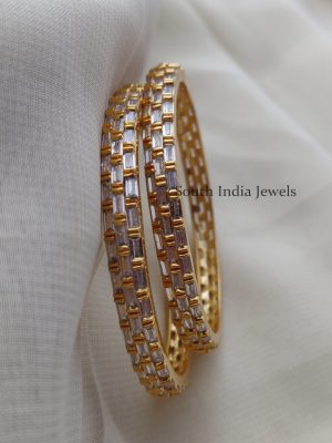 Stunning Crystal AD Stone Bangles