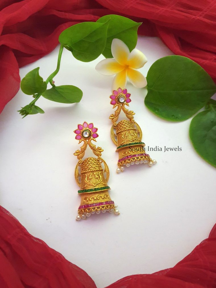 Stunning Half Jhumka Earrings