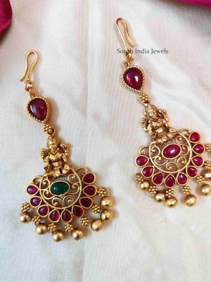 Traditional Short Lakshmi Maang Tikka