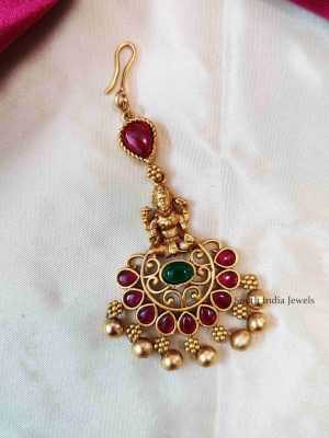 Traditional Short Lakshmi Maang Tikka