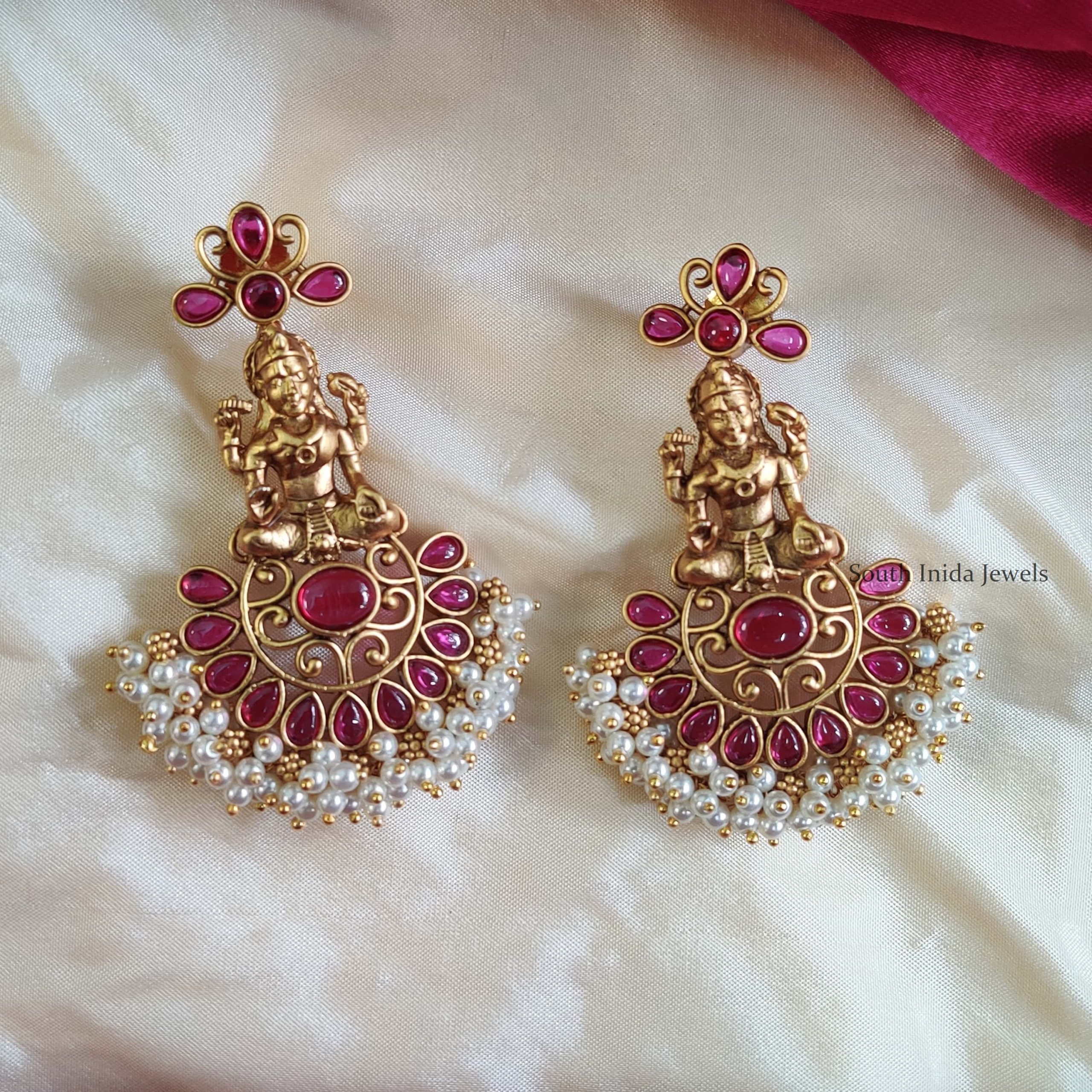 Trendy Lakshmi Design Earrings