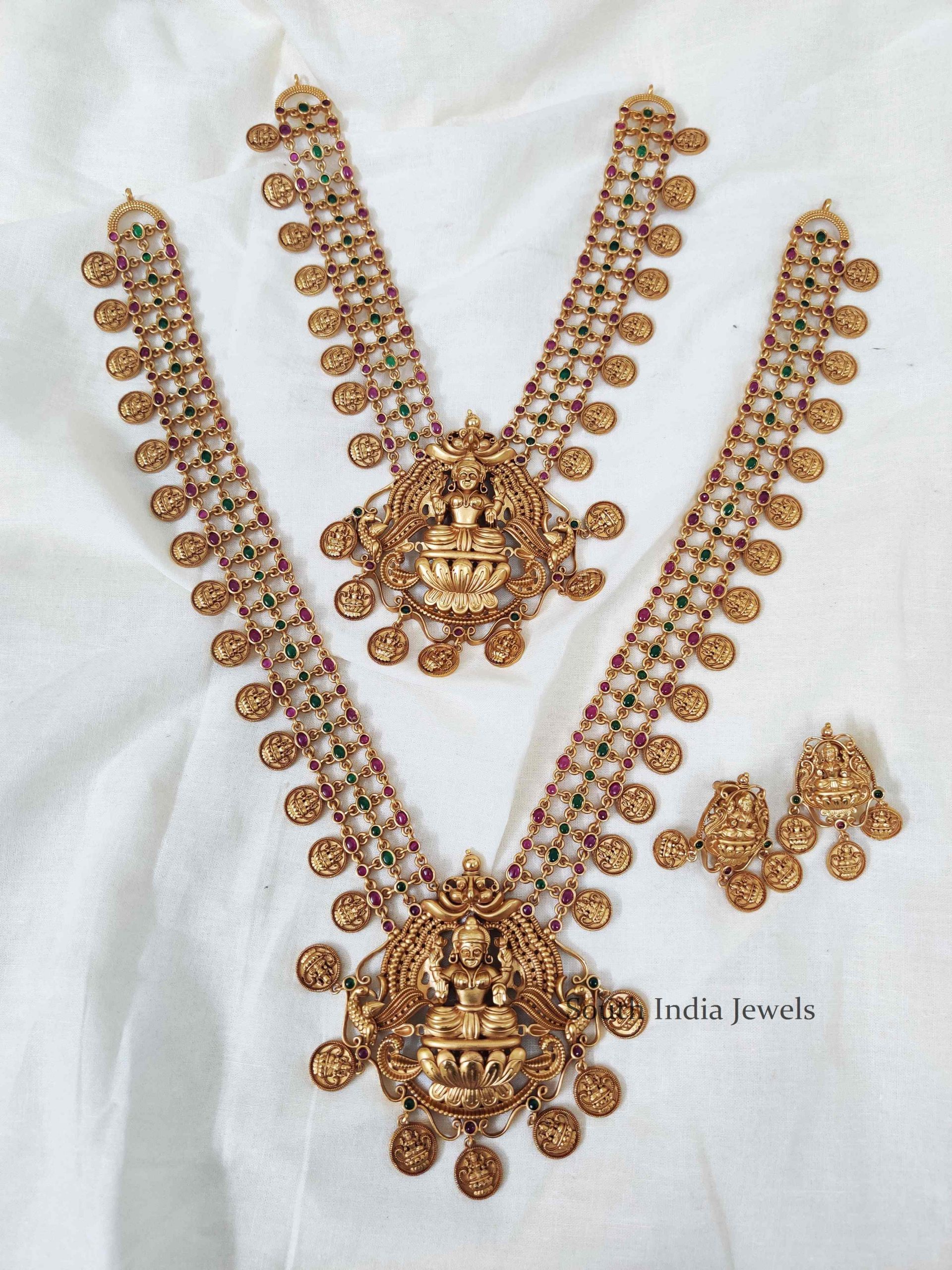 Beautiful Lakshmi Coin Necklace and Haram