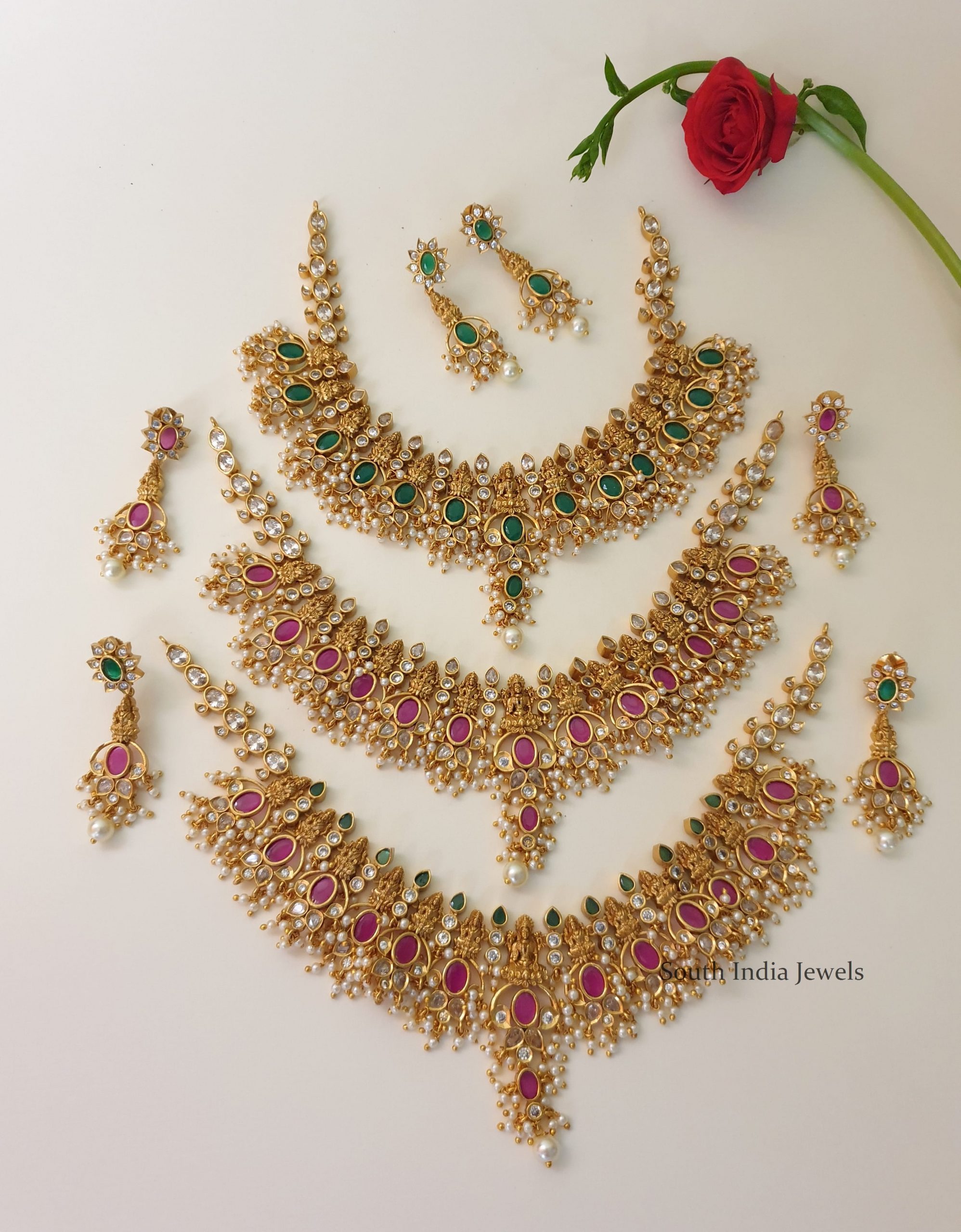 Beautiful Lakshmi Guttapusalu Necklace