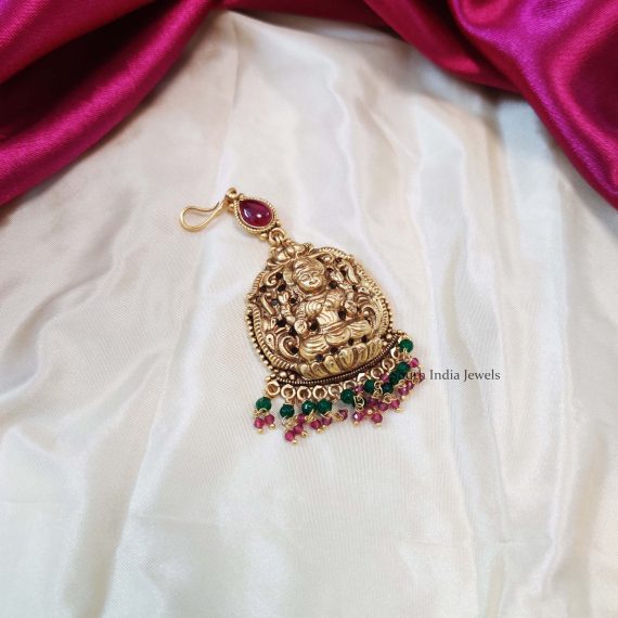 Beautiful Lakshmi Maang Tikka - South India Jewels