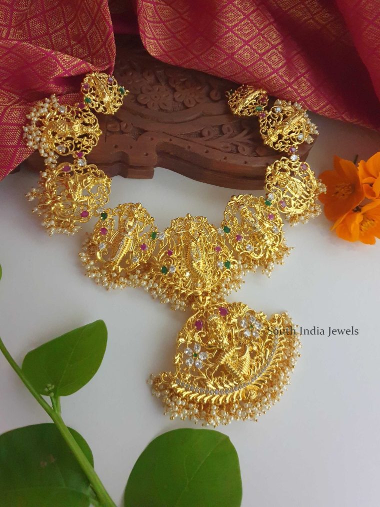 Classic Dashavatara Necklace (2)