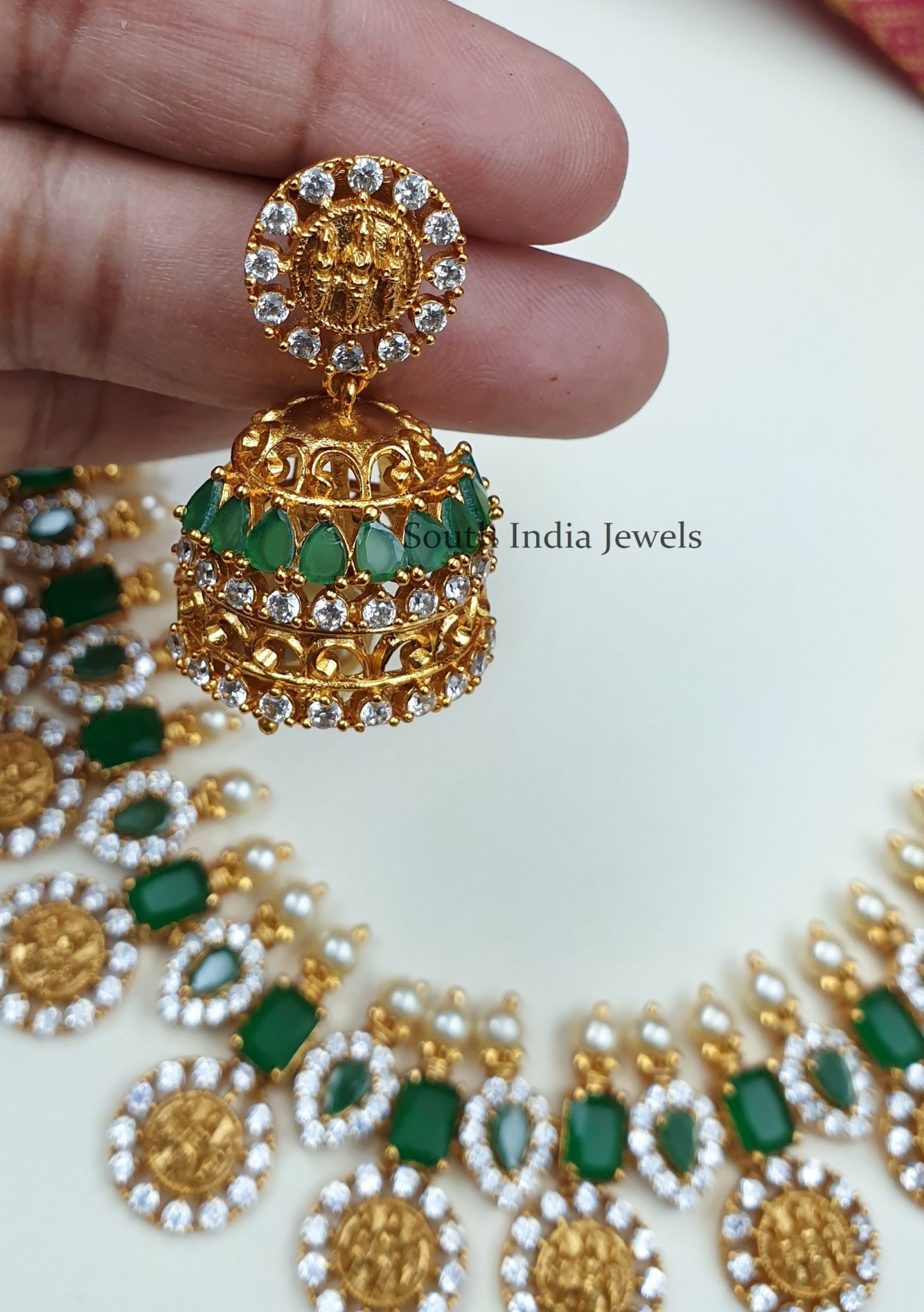 Gorgeous Ramparivar Necklace - South India Jewels