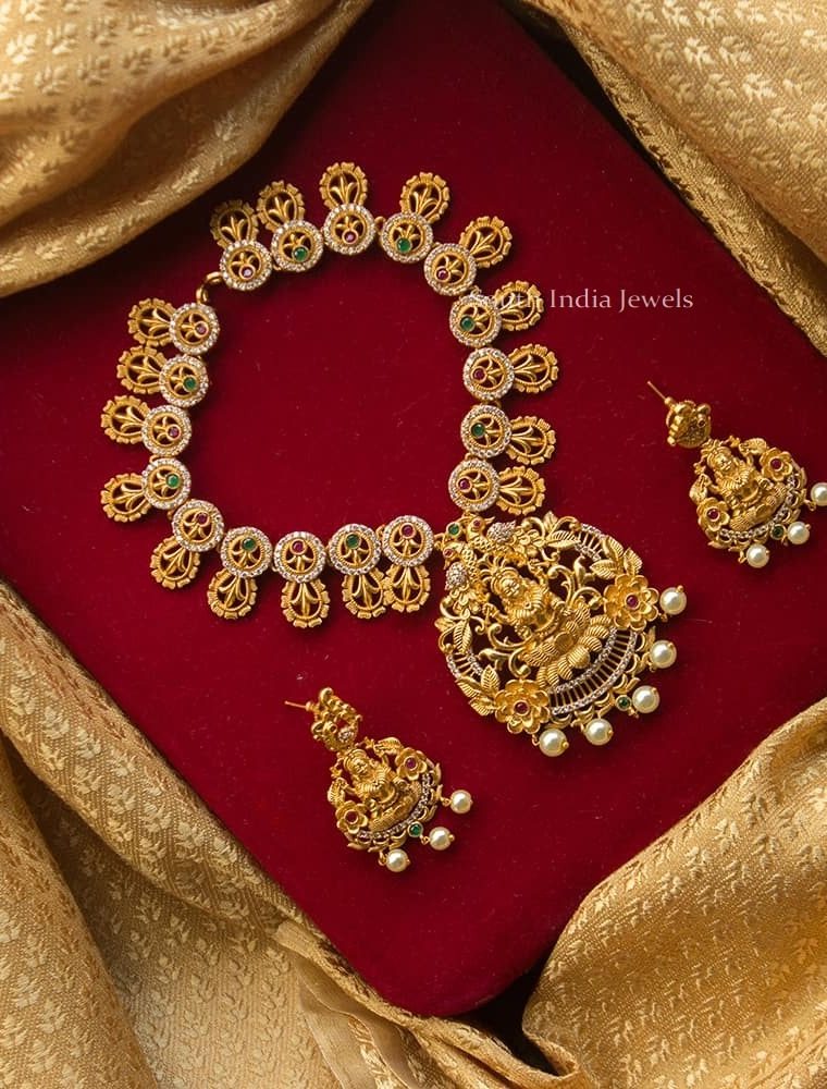 Pretty AD Stone Bridal Necklace