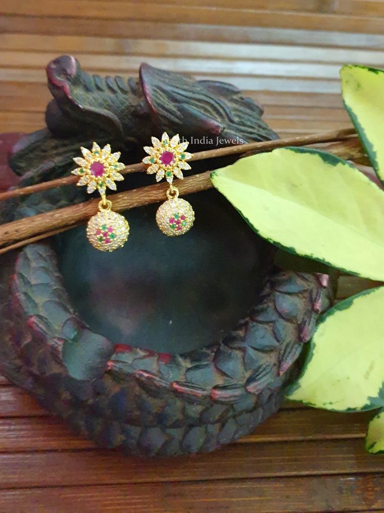 Pretty CZ Stone Earrings