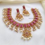 Traditional AD Ruby Stone Necklace