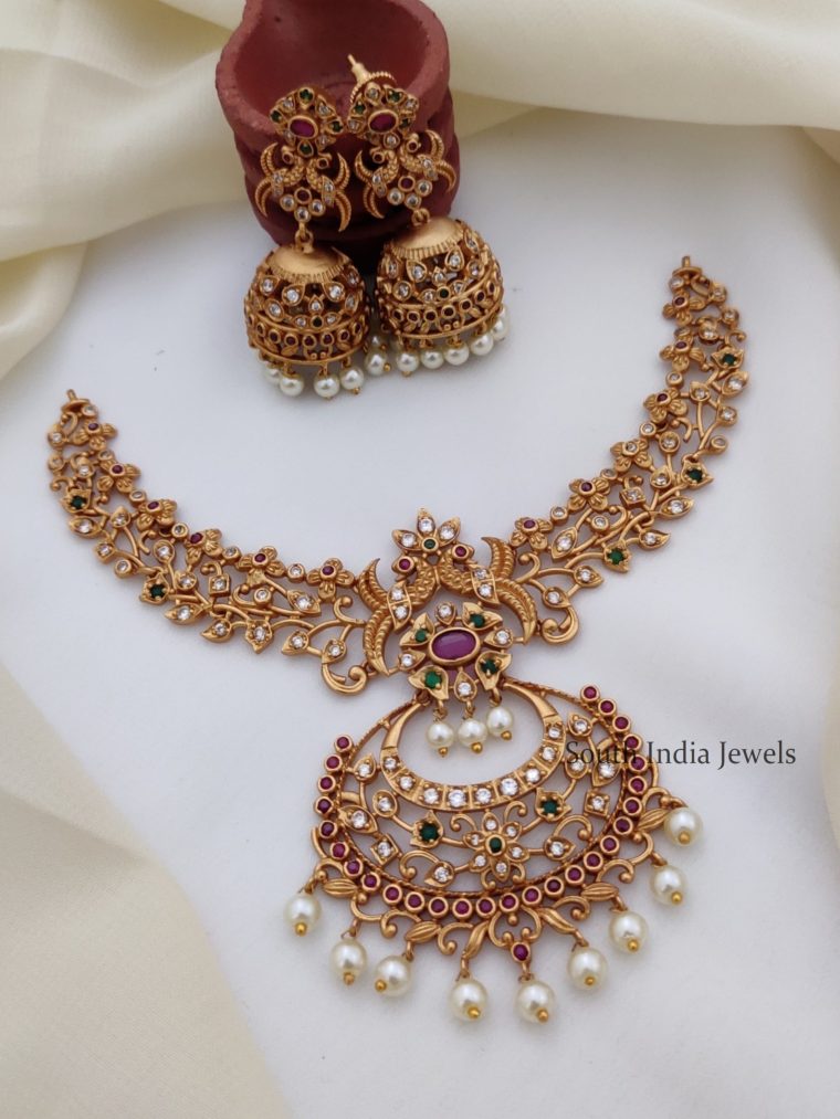 Buy South Indian Necklace Online - [High Quality] - South India Jewels