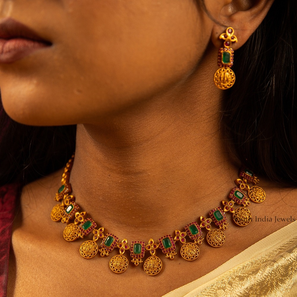 Antique Ram Parivar Necklace - South India Jewels