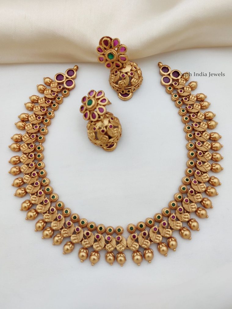 Buy South Indian Necklace Online - [High Quality] - South India Jewels