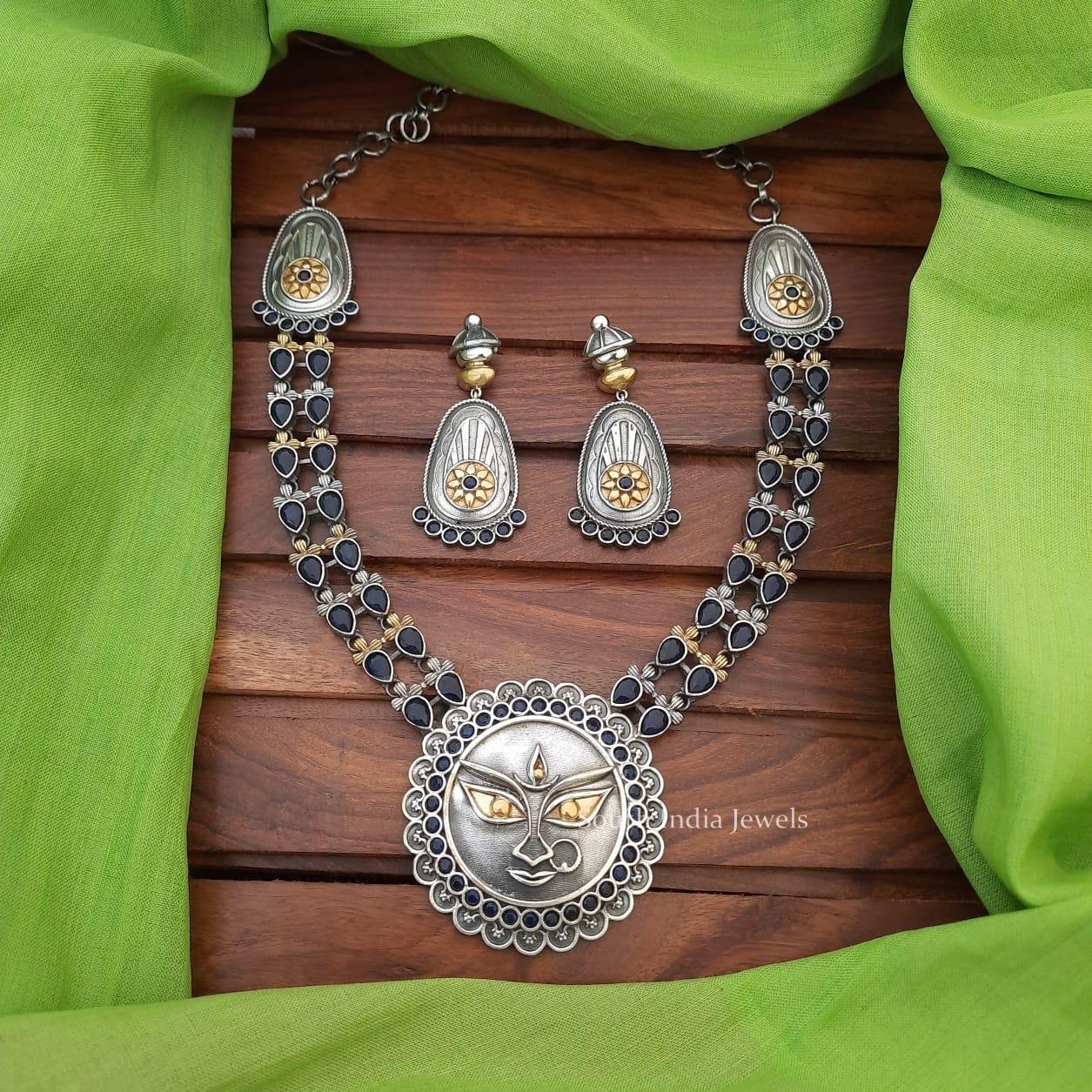 German Silver Devi Necklace