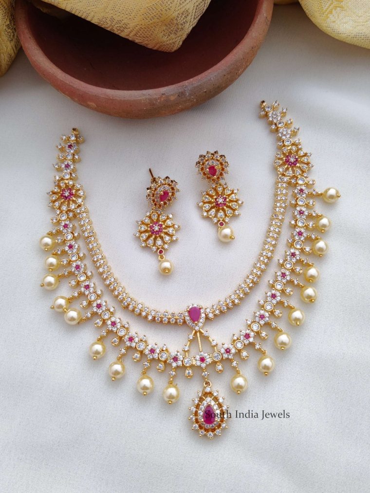 Buy South Indian Necklace Online - [High Quality] - South India Jewels