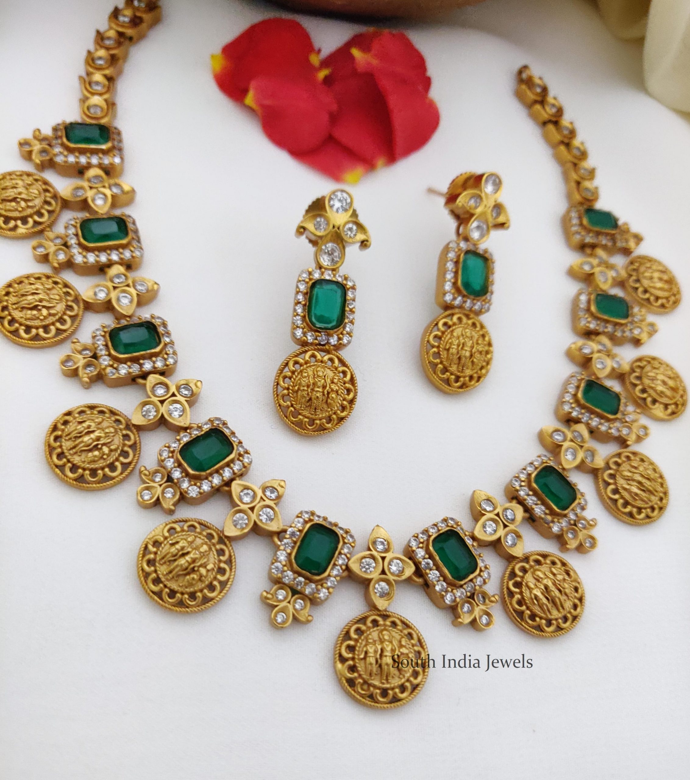 Traditional Ramparivar Necklace - South India Jewels