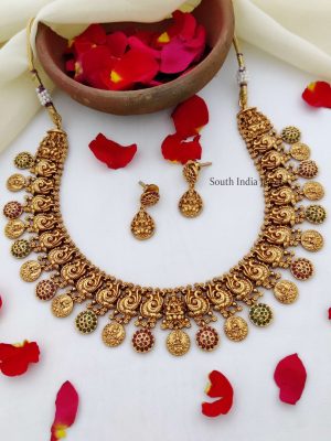 Traditional Temple Coin Necklace
