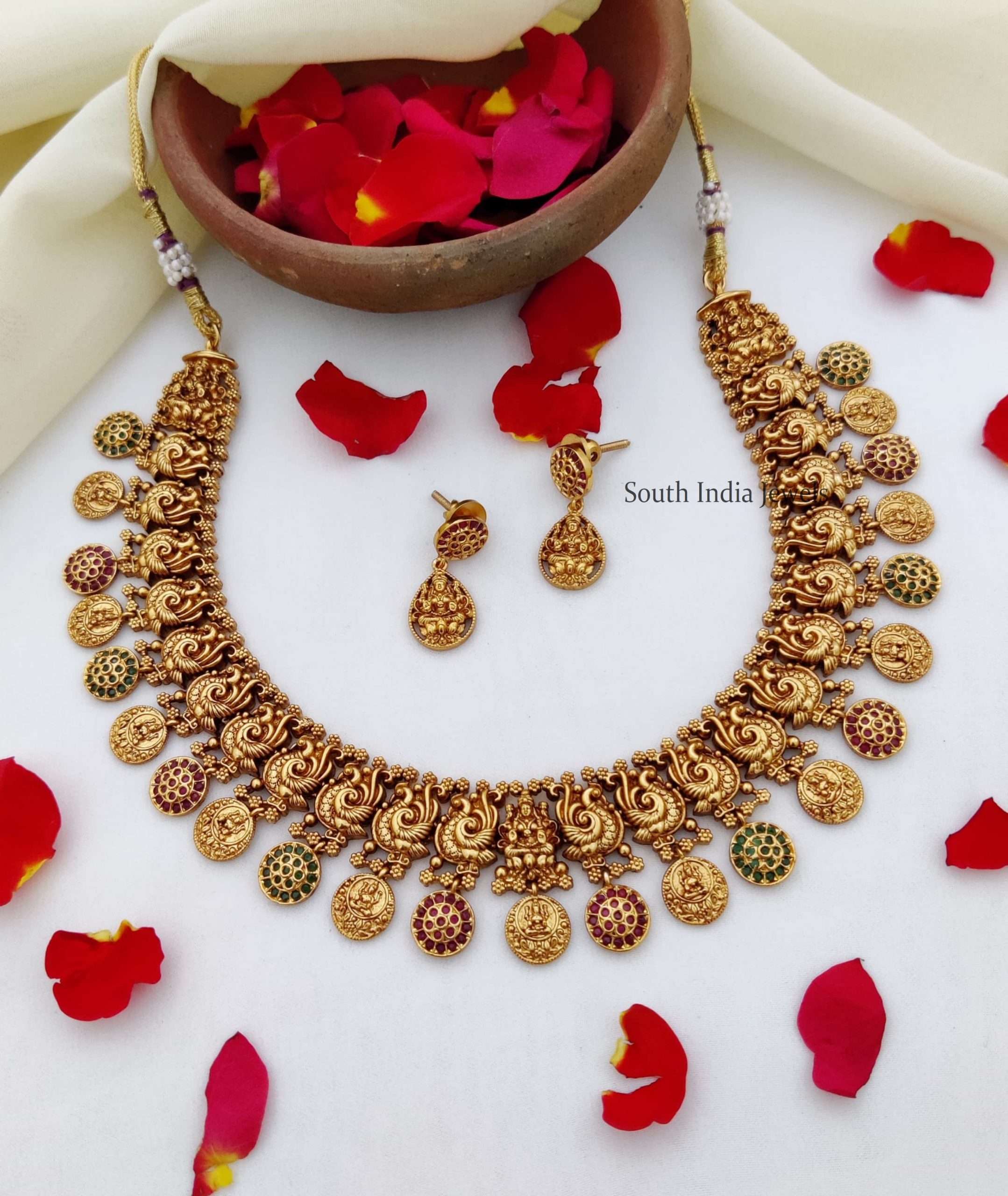 Traditional Temple Coin Necklace