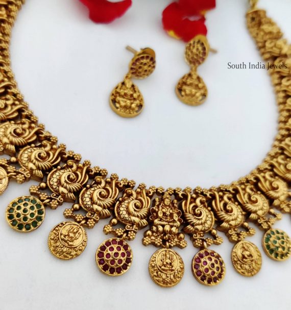 Traditional Temple Coin Necklace