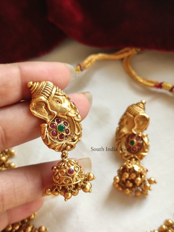 Trendy Ashtavinayaka Ghungroo Necklace