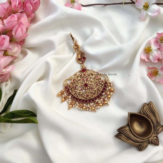 Trendy Bridal Maang Tikka - South India Jewels
