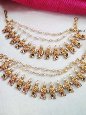 Trendy Mango Design White Stone Mattal