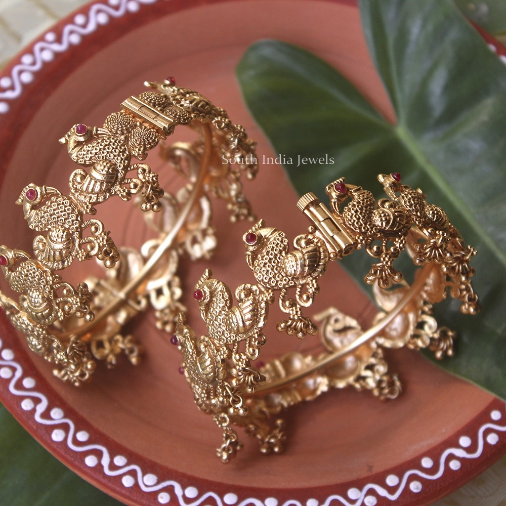 Unique Peacock Design Bangles