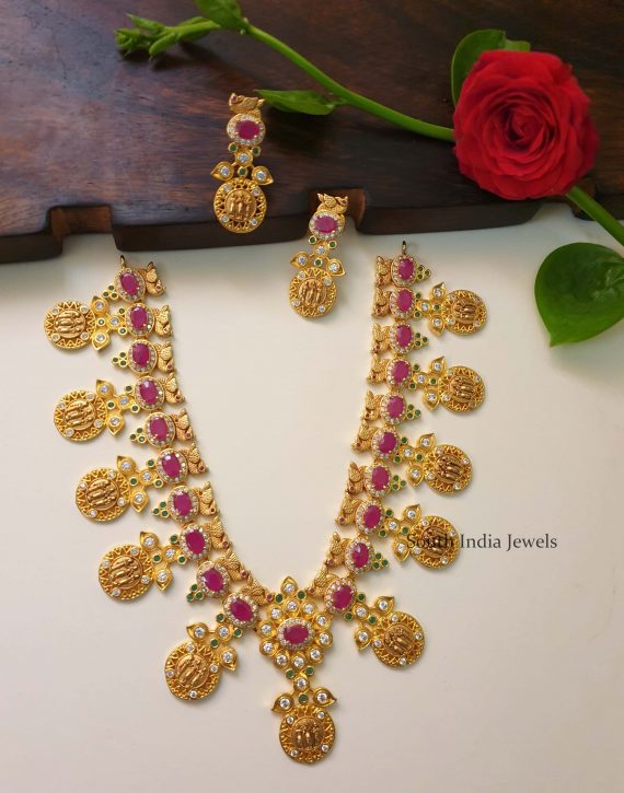 Unique Ram Parivar Design Necklace