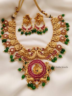 Amazing Peacock Design Necklace (2)