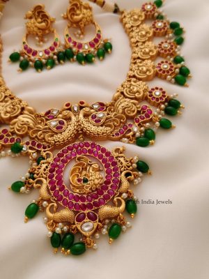 Amazing Peacock Design Necklace (3)