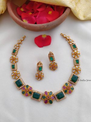 Beautiful AD Stone Necklace