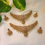 Beautiful Chandbali Design Choker