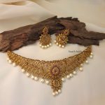 Beautiful Chandbali Design Choker