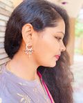Beautiful Half Moon Rosegold Earrings (2)