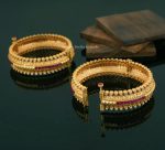 Beautiful Kundan & Ruby Bangles (2)