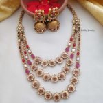 Beautiful Layered Navarathna Necklace (2)